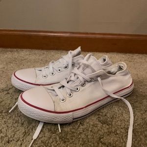White Converse Low Top